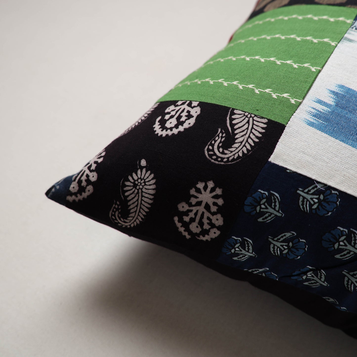 Patchwork Cushion Cover (16 x 16 in) 76