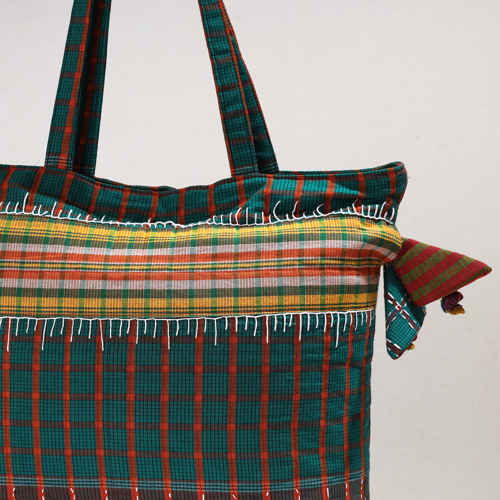 kantha tote bag