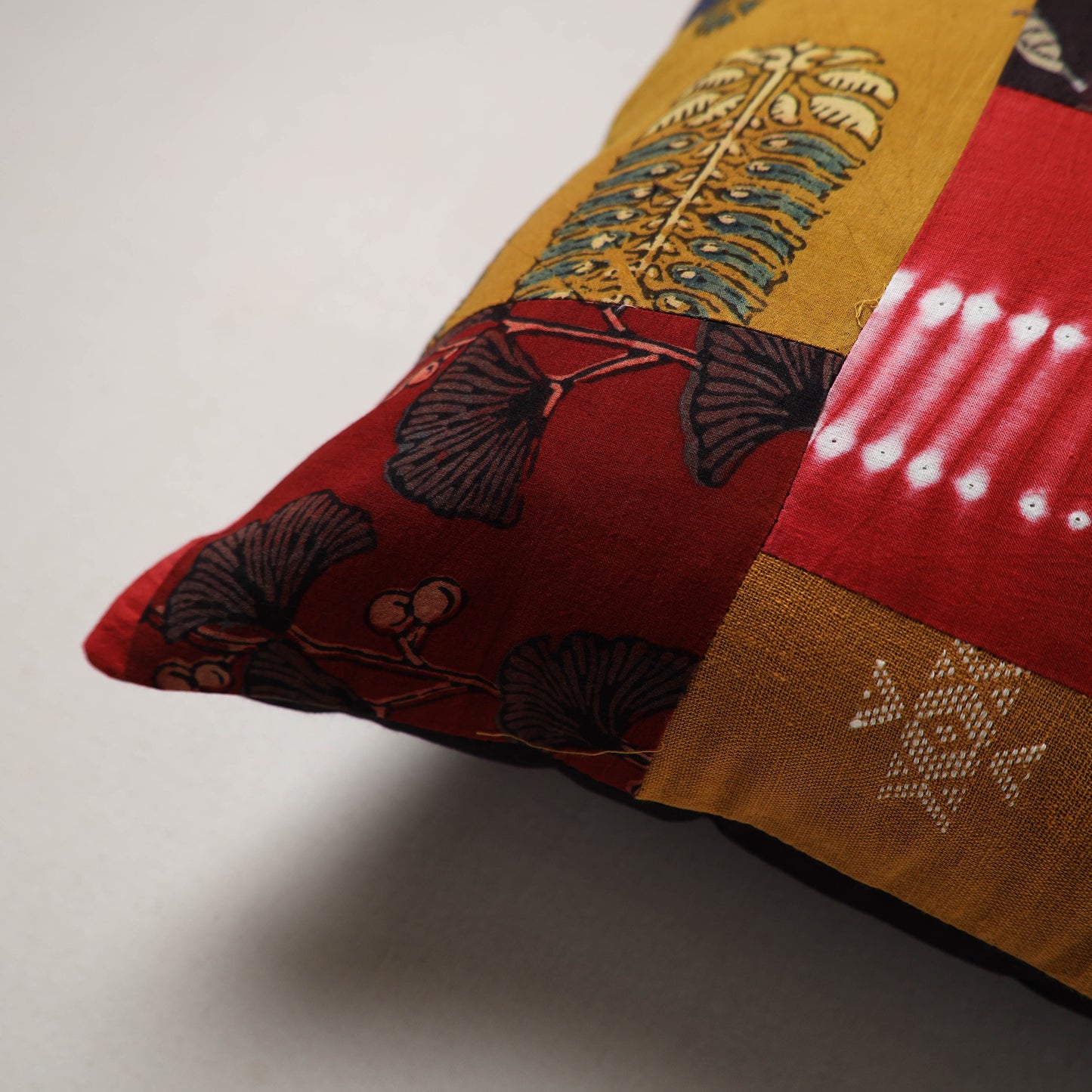 Patchwork Cushion Cover (16 x 16 in) 77