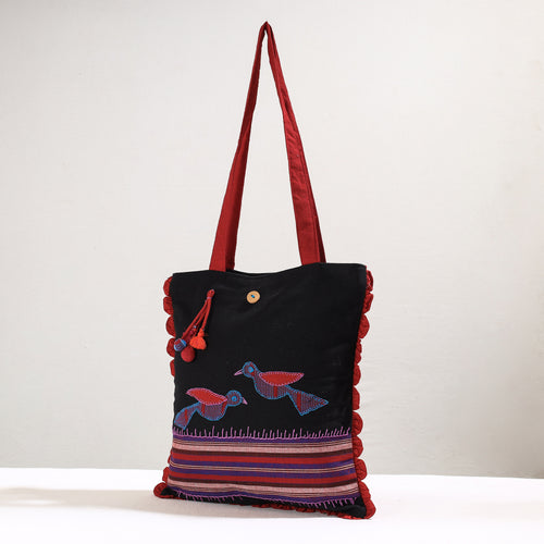 applique hand bag