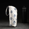 White Sanganeri Block Printed Cotton 1L Water Bottle Cover