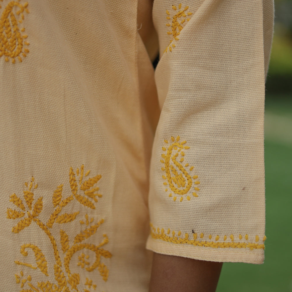 chikankari embroidered kurta