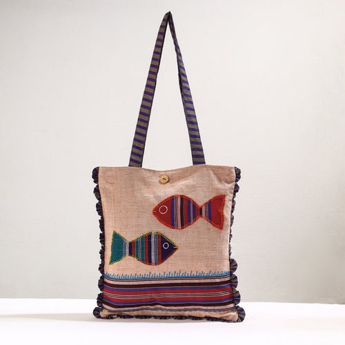 applique hand bag