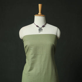 Plain Cotton 2pc Unstitched Dress Material Kurta Set with Jewellery 20