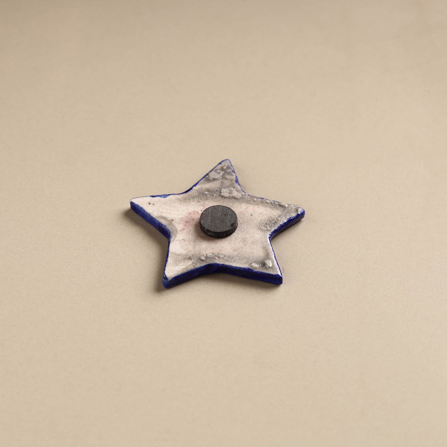 Blue Star - Original Blue Pottery Ceramic Fridge Magnet 22