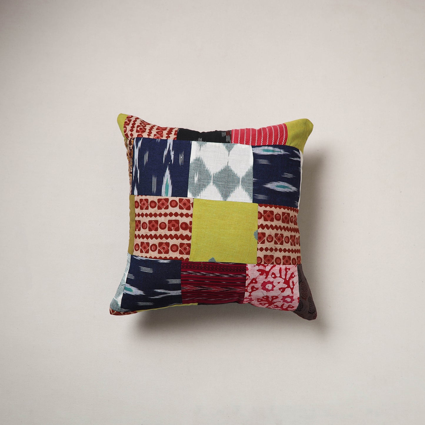 Patchwork Cushion Cover (16 x 16 in) 87