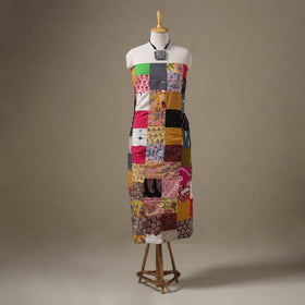 Multicolour Hand-Stitched Mosaic Cotton Kurta Material