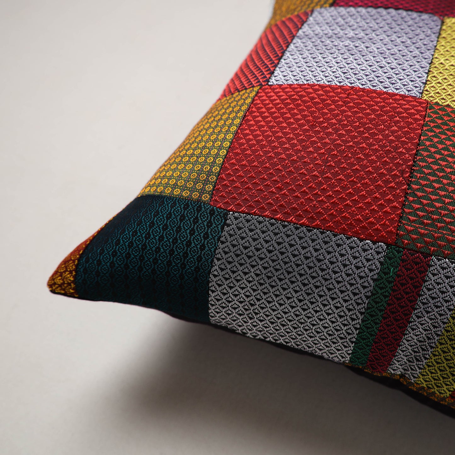 Khun Patchwork Cushion Cover (16 x 16 in) 88