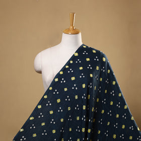 Blue - Kutch Tie-Dye Cotton Bandhani Fabric 05