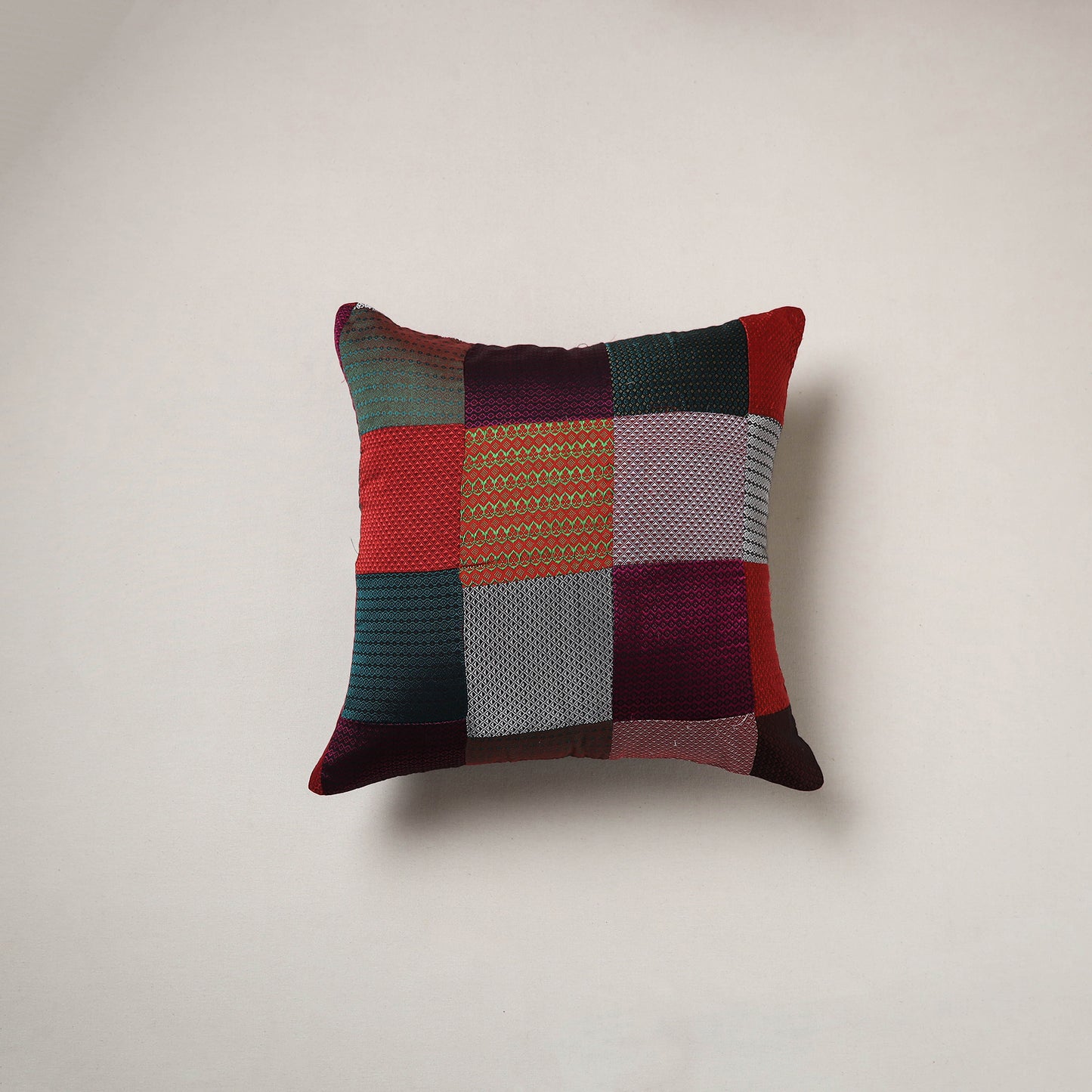 Khun Patchwork Cushion Cover (16 x 16 in) 90