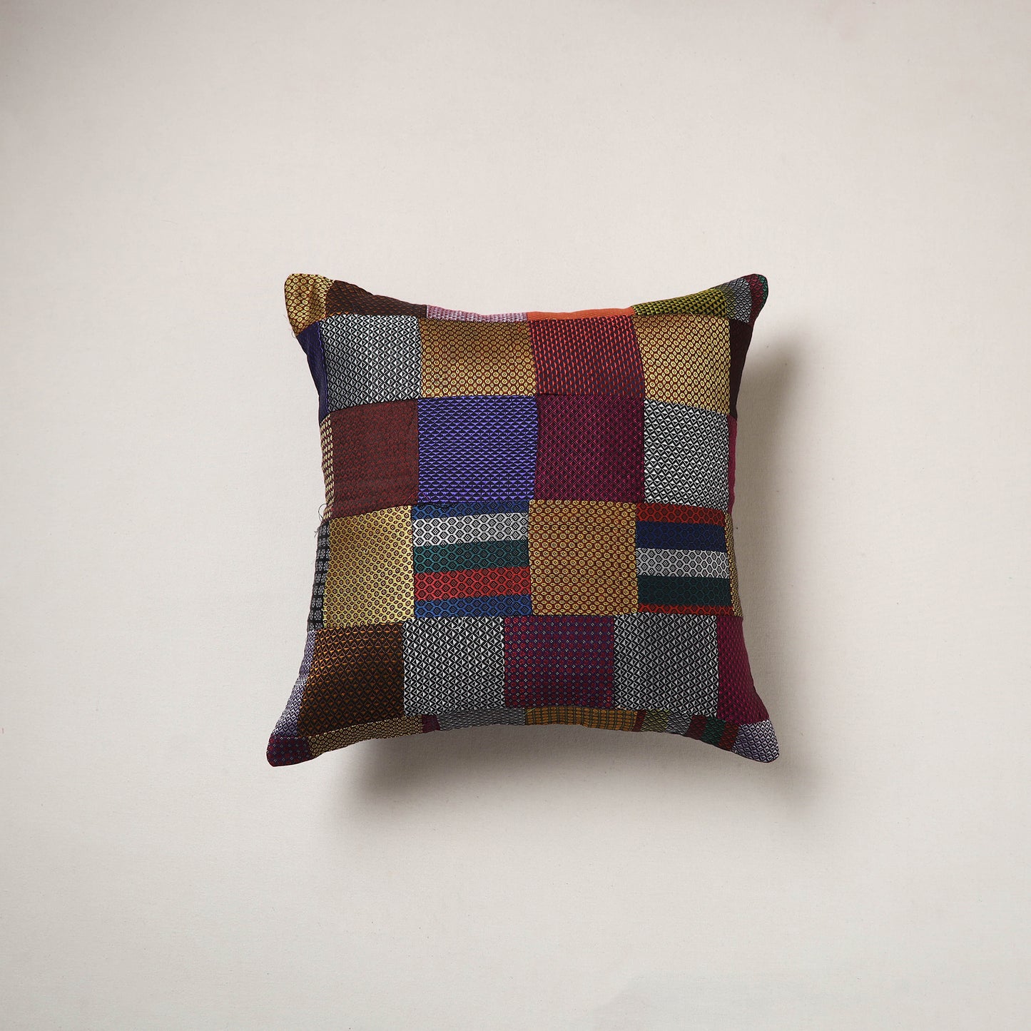 Khun Patchwork Cushion Cover (16 x 16 in) 91