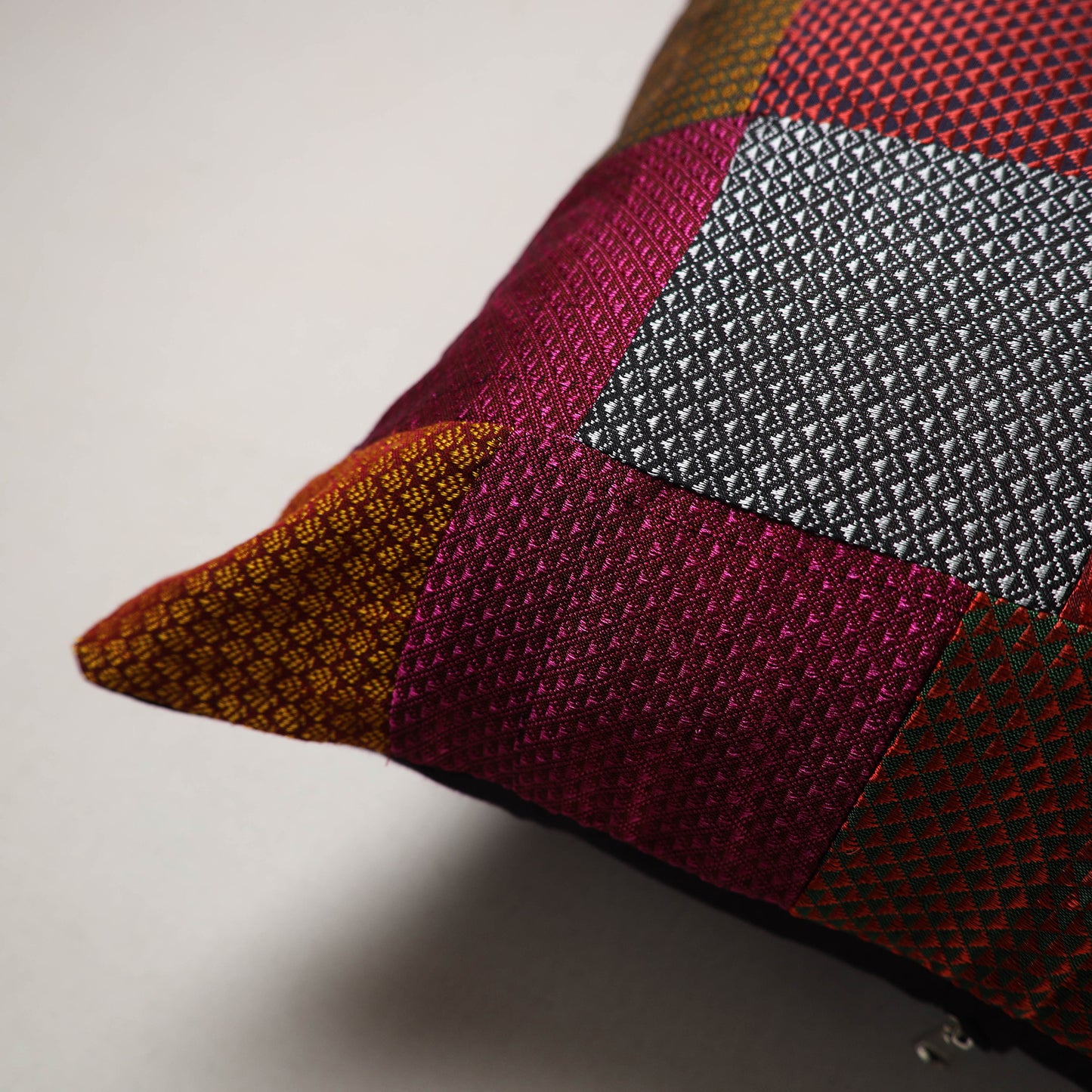 Khun Patchwork Cushion Cover (16 x 16 in) 92