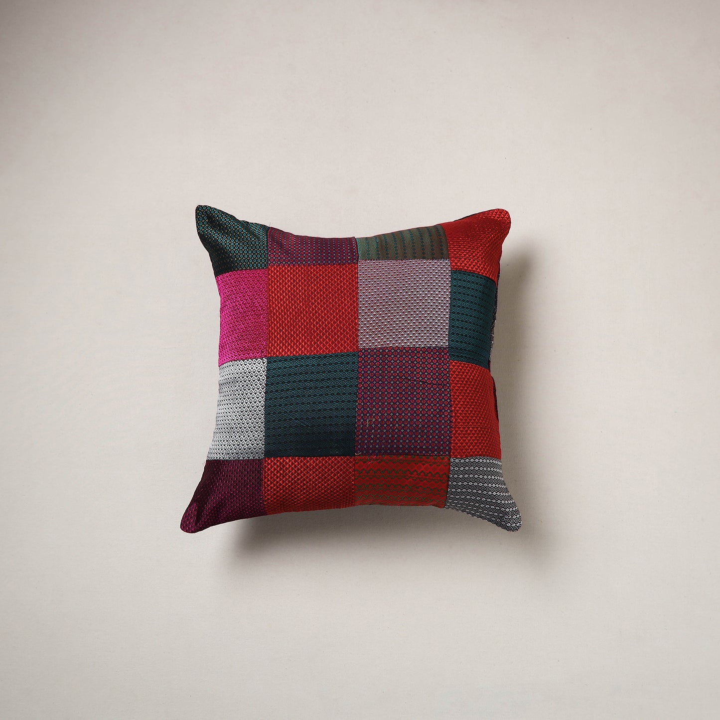 Khun Patchwork Cushion Cover (16 x 16 in) 94