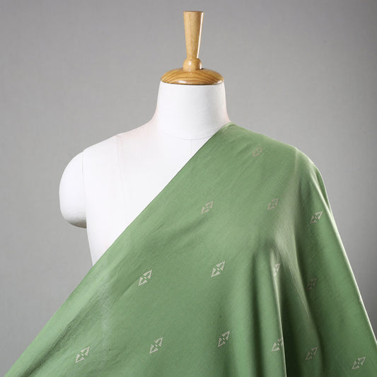 Green - Jacquard Prewashed Cotton Fabric 04