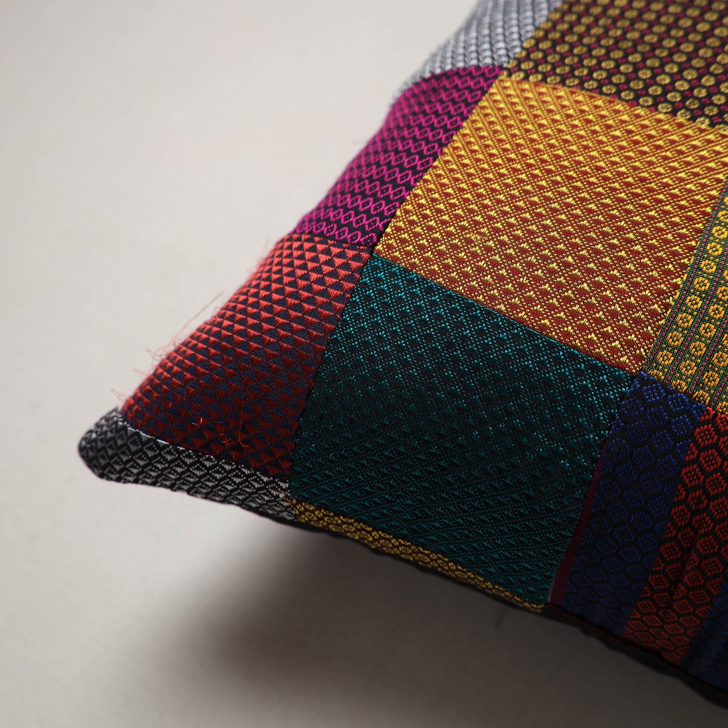 Khun Patchwork Cushion Cover (16 x 16 in) 96