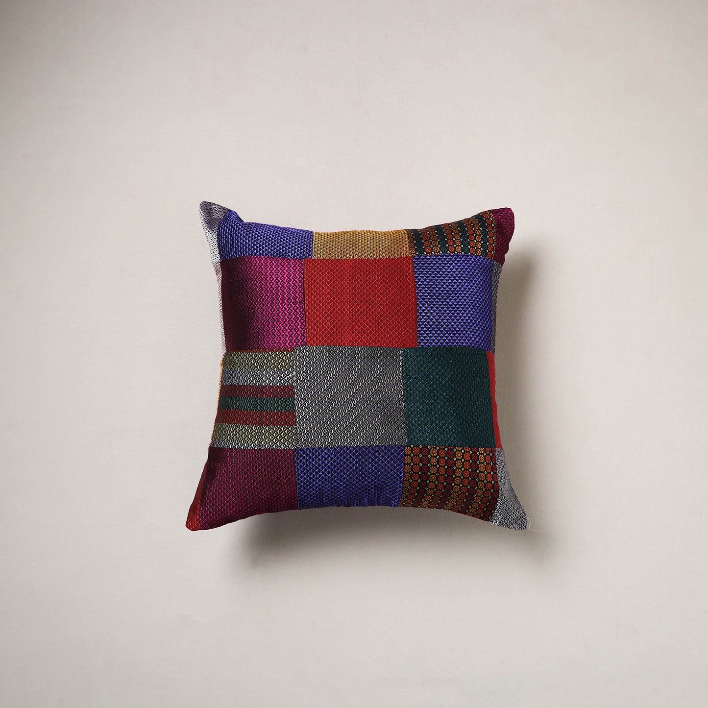 Khun Patchwork Cushion Cover (16 x 16 in) 97