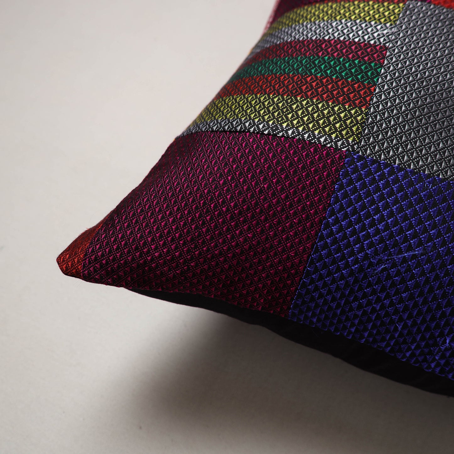 Khun Patchwork Cushion Cover (16 x 16 in) 97
