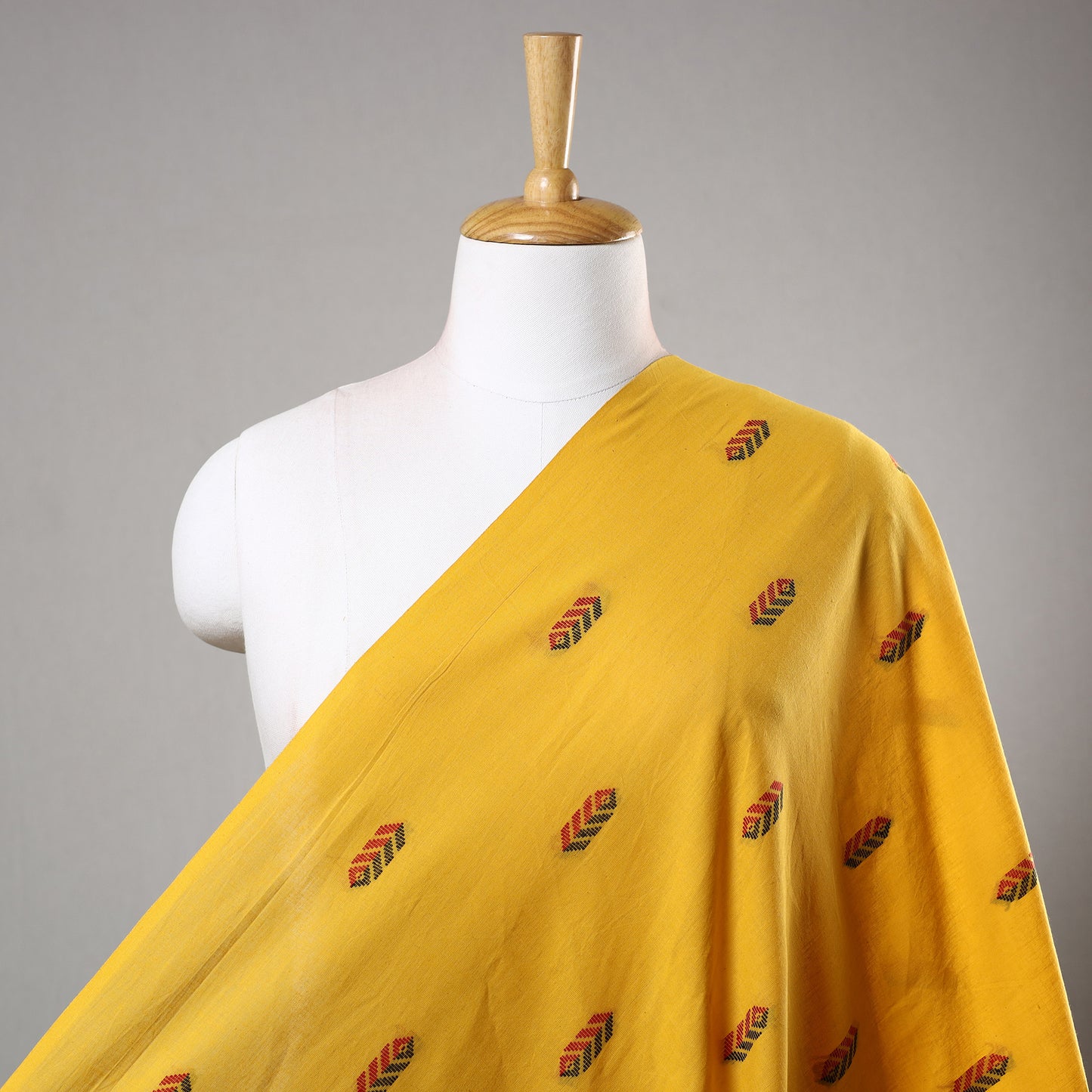 Yellow - Jacquard Prewashed Cotton Fabric 07