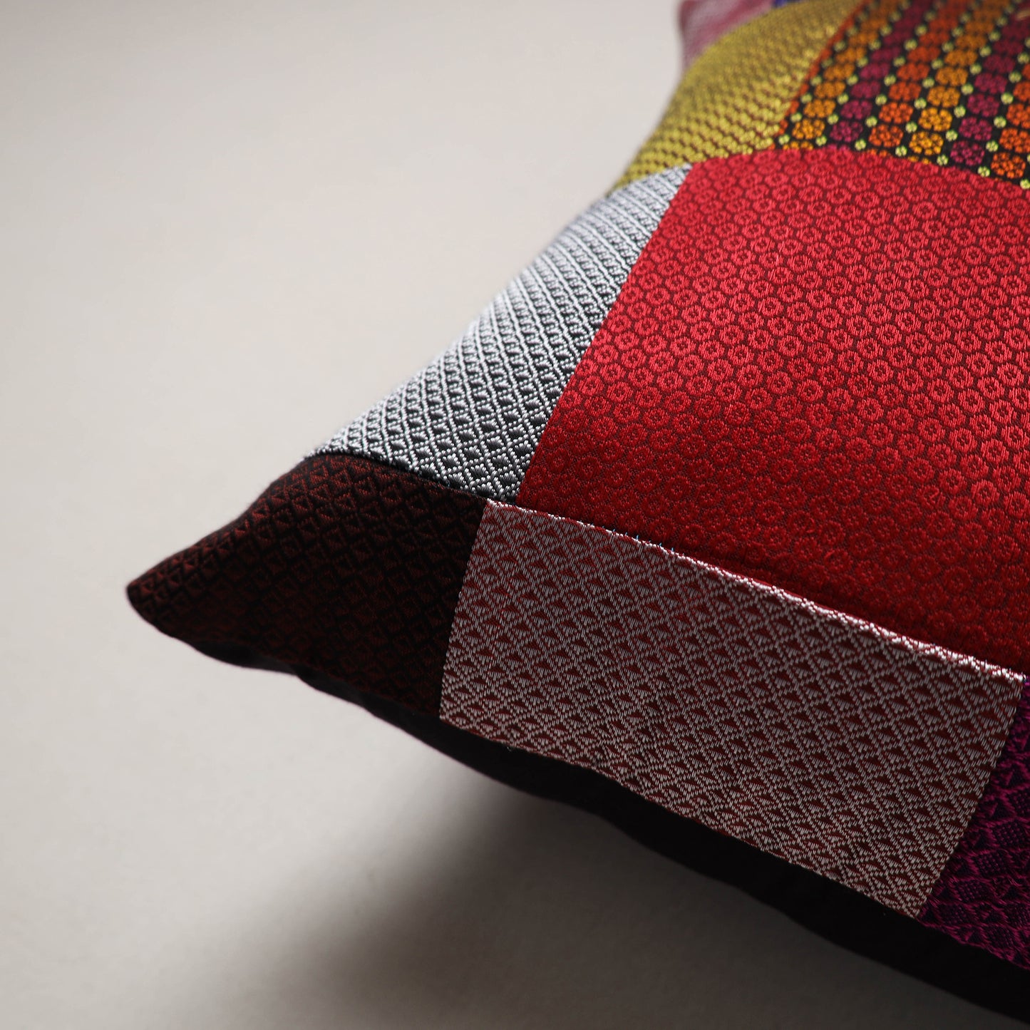 Khun Patchwork Cushion Cover (16 x 16 in) 99