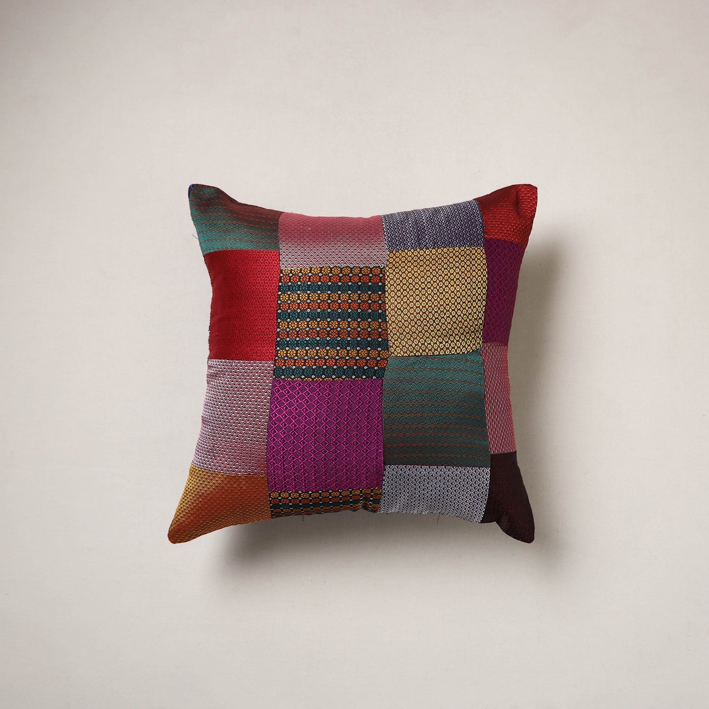 Khun Patchwork Cushion Cover (16 x 16 in) 100