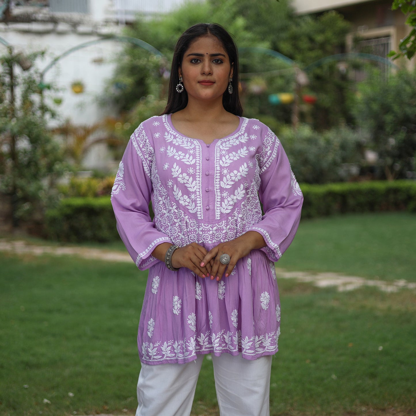 Chikankari Embroidered Kurta