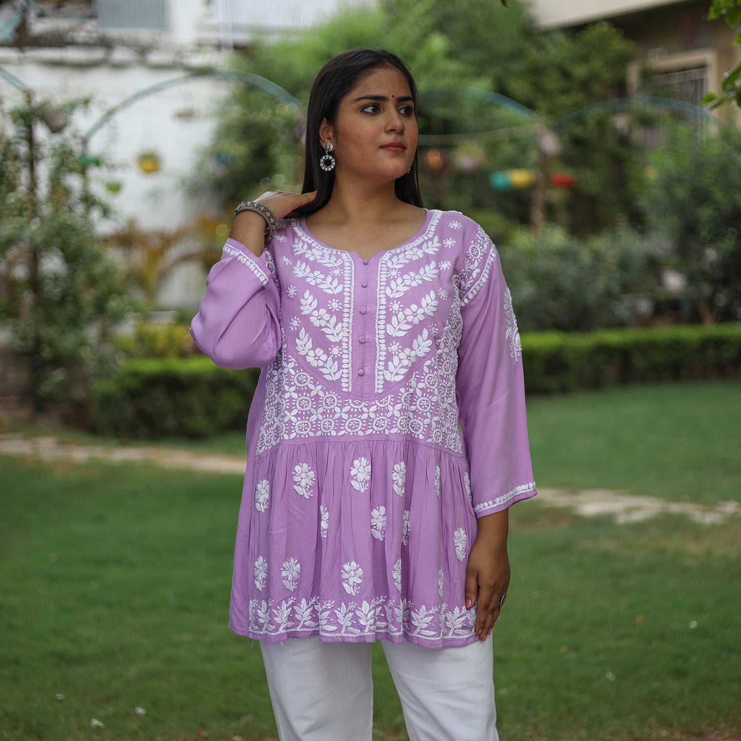 Chikankari Embroidered Kurta