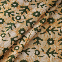 Green - Pure Cotton Kutch Batik Print Fabric 18