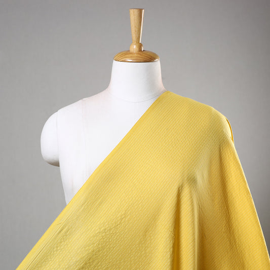 Yellow - Prewashed Running Stitch Cotton Fabric 15