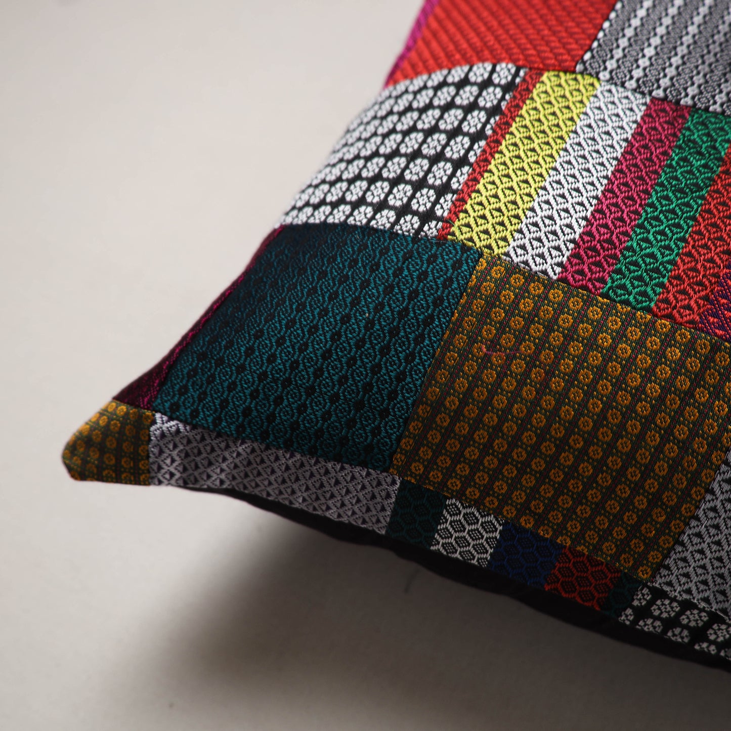 Khun Patchwork Cushion Cover (16 x 16 in) 103