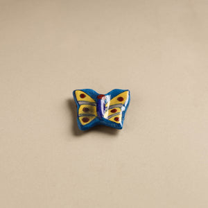 Butterfly - Original Blue Pottery Ceramic Fridge Magnet 36