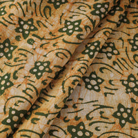 Green - Pure Cotton Kutch Batik Print Fabric 22