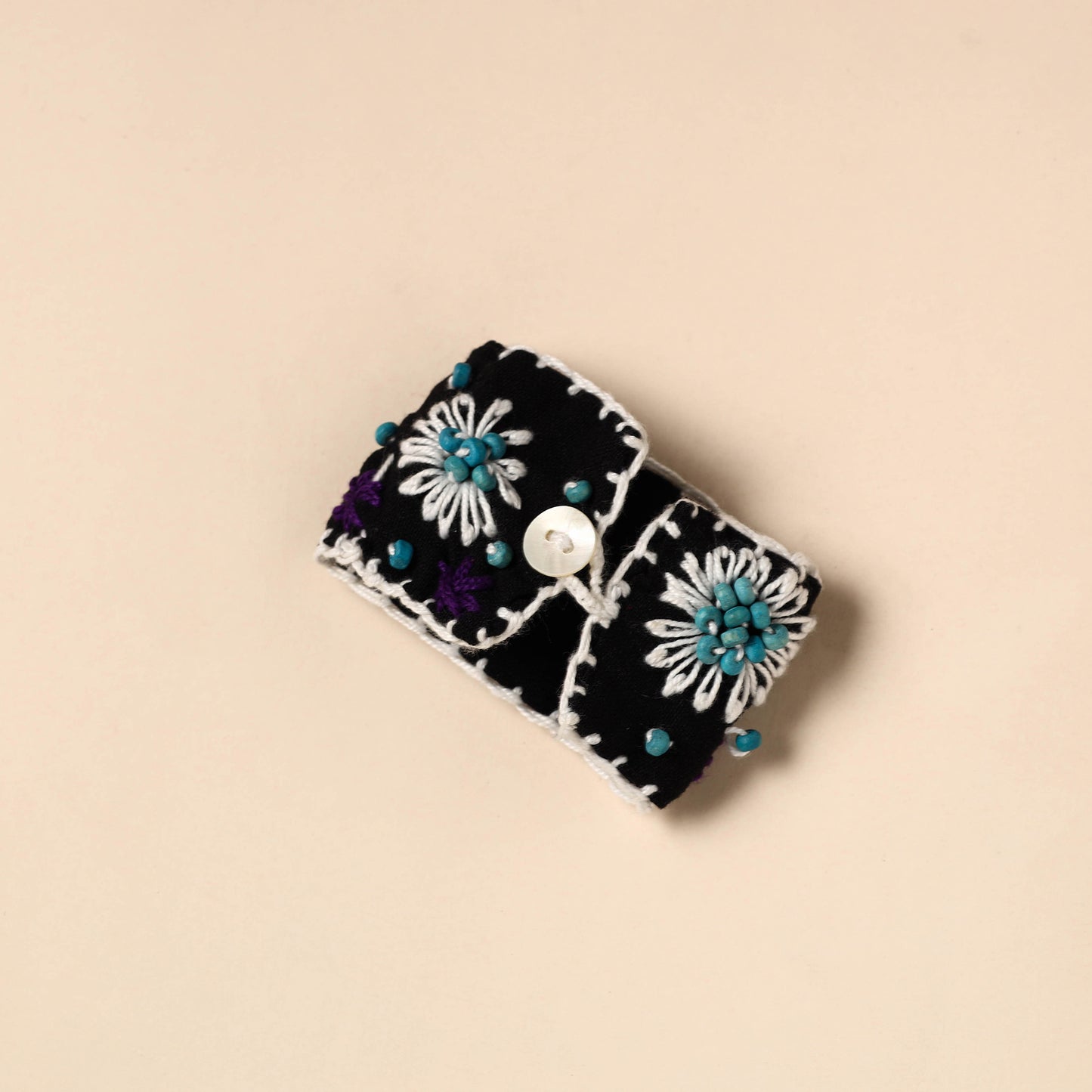 Buy Hand Embroidered Chandi Mati Boho Bracelet