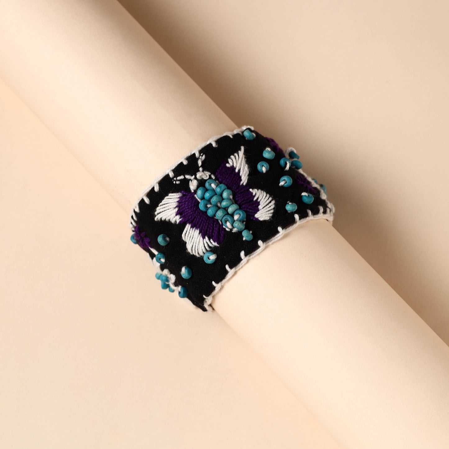 Buy Hand Embroidered Chandi Mati Boho Bracelet