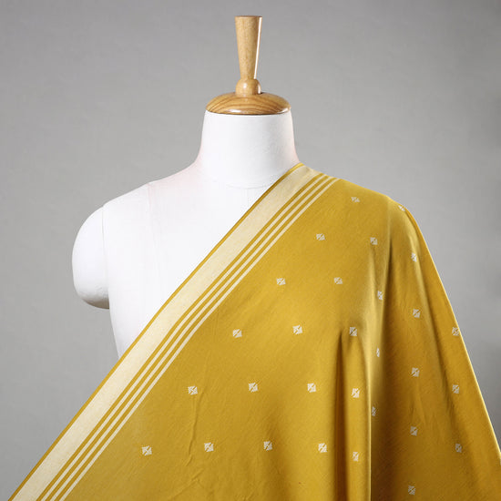 Yellow - Jacquard Prewashed Cotton Fabric 02