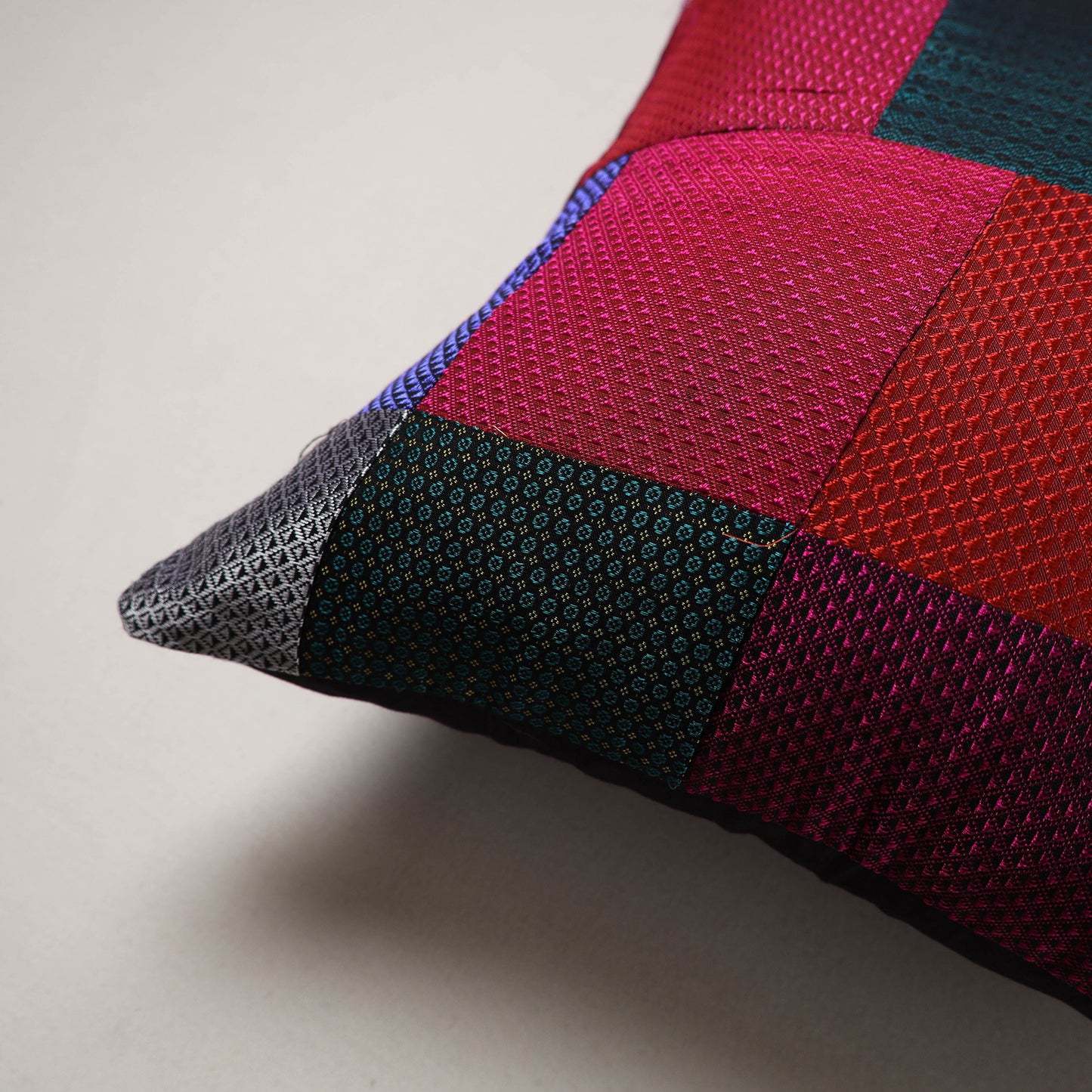 Khun Patchwork Cushion Cover (16 x 16 in) 109
