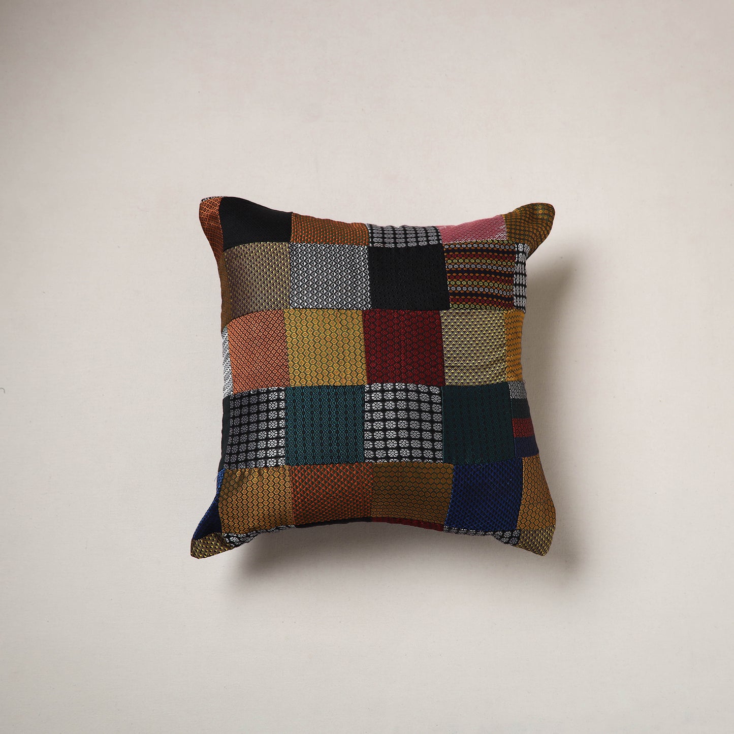 Khun Patchwork Cushion Cover (16 x 16 in) 110