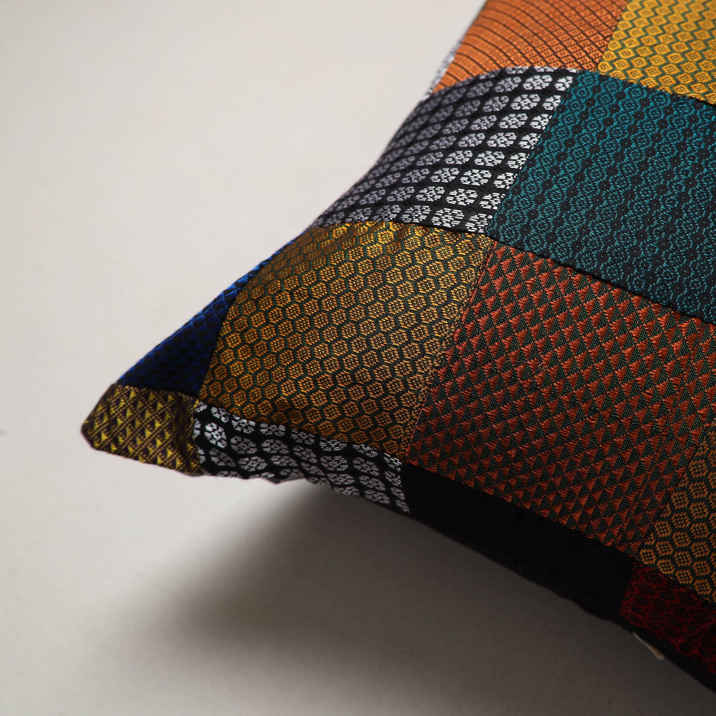 Khun Patchwork Cushion Cover (16 x 16 in) 110