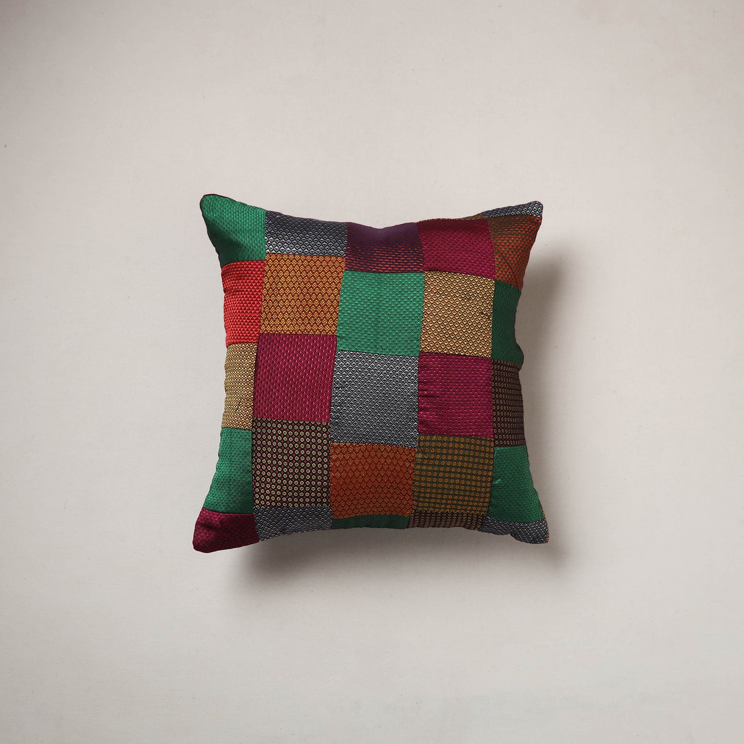Khun Patchwork Cushion Cover (16 x 16 in) 111