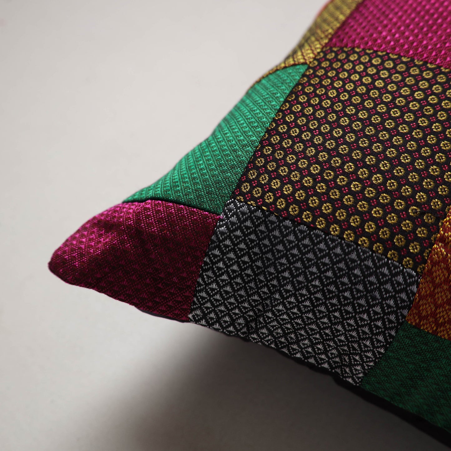 Khun Patchwork Cushion Cover (16 x 16 in) 111