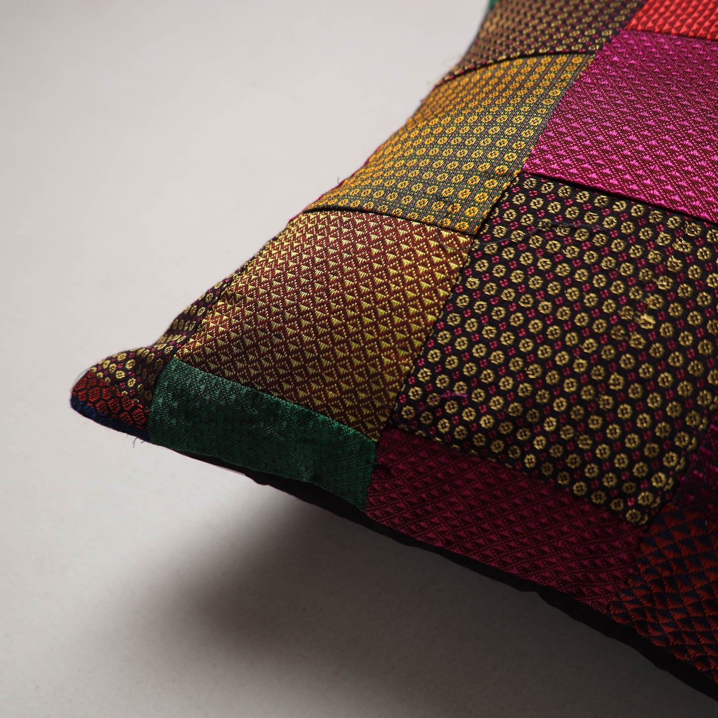 Khun Patchwork Cushion Cover (16 x 16 in) 114