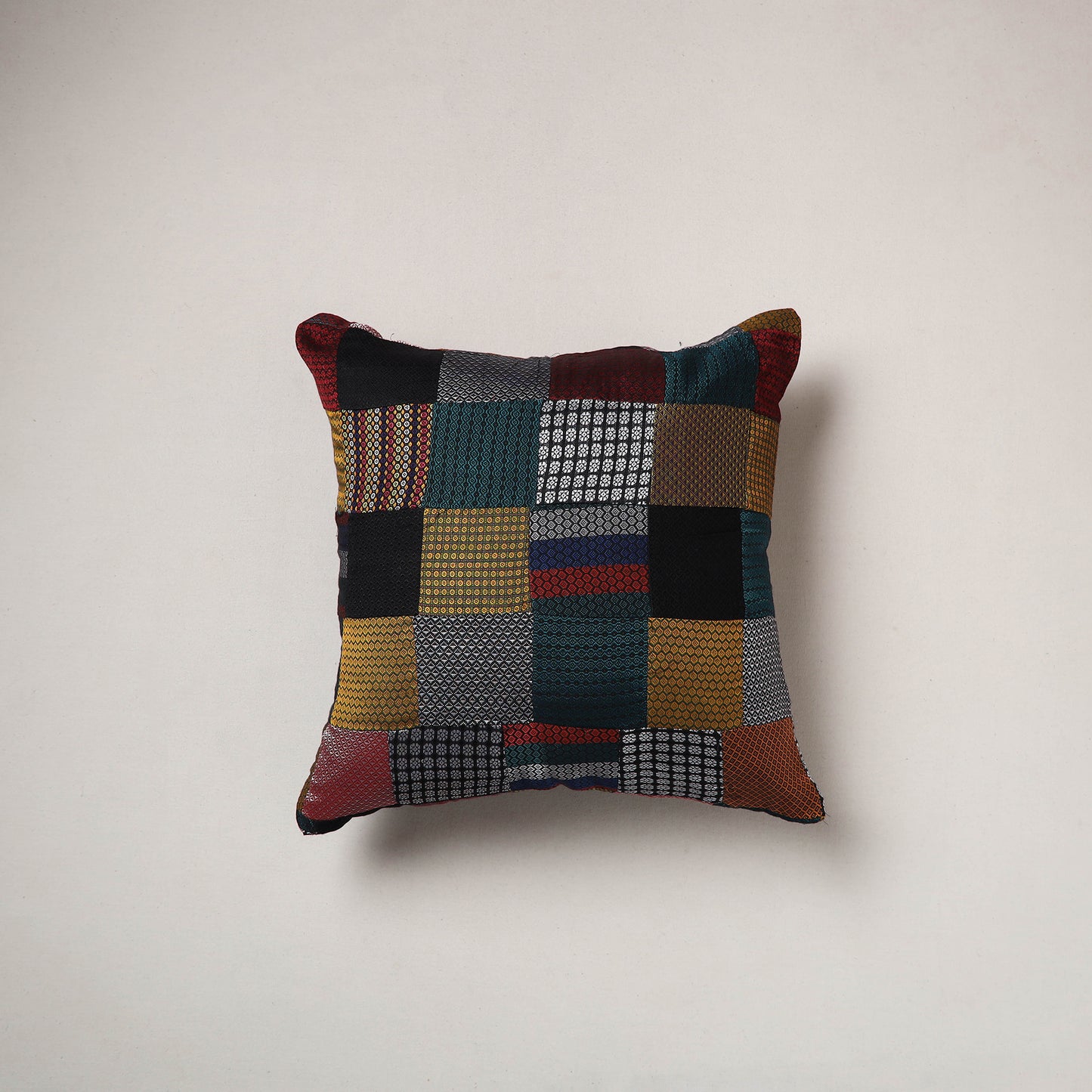 Khun Patchwork Cushion Cover (16 x 16 in) 115