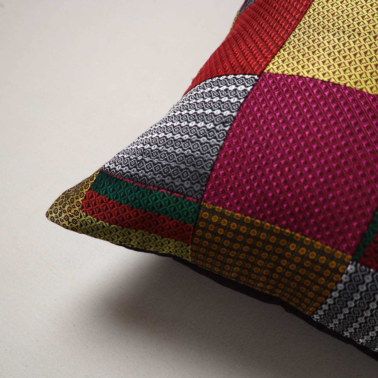 Khun Patchwork Cushion Cover (16 x 16 in) 116