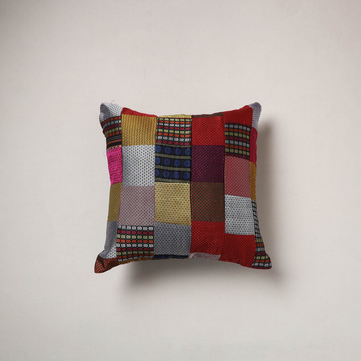 Khun Patchwork Cushion Cover (16 x 16 in) 117