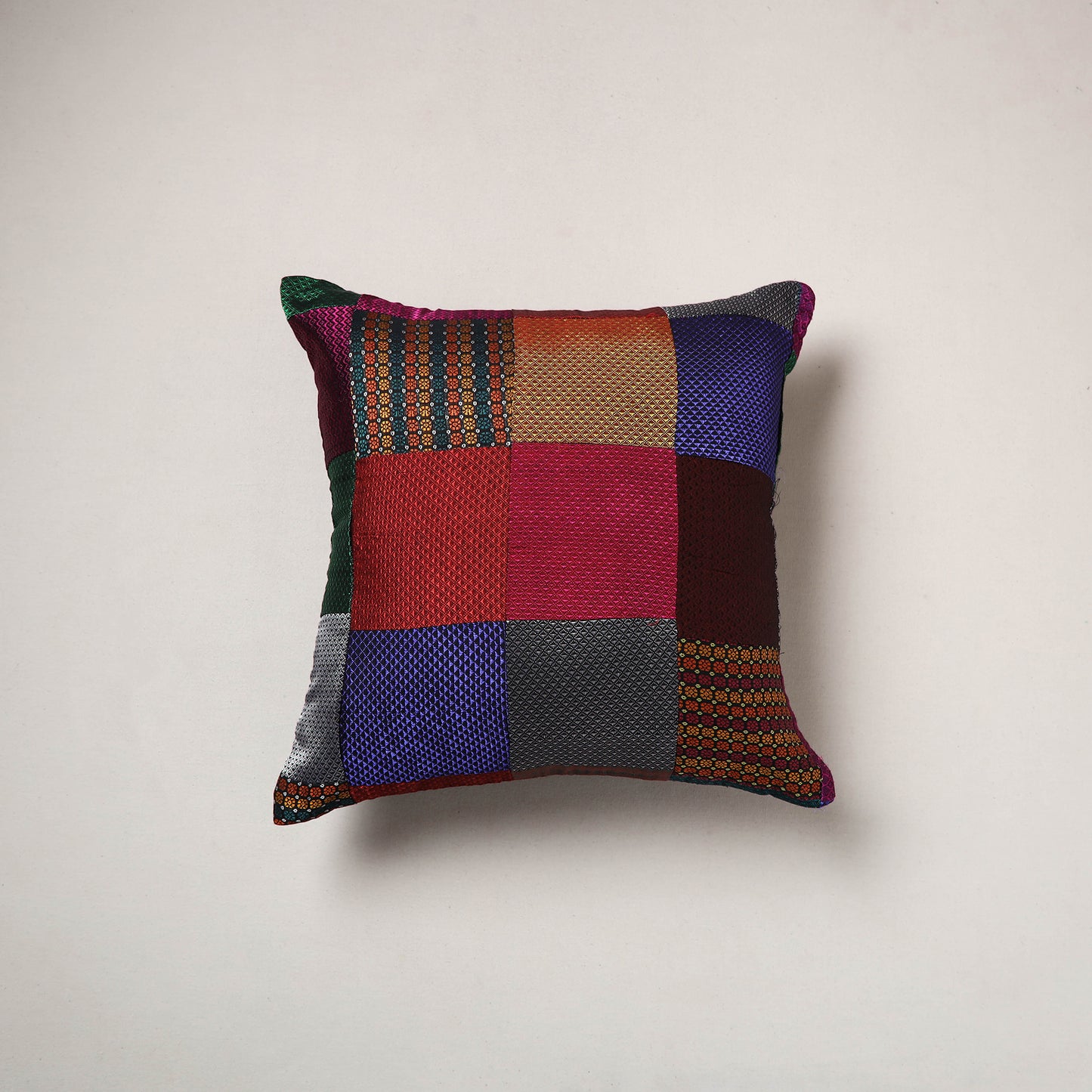 Khun Patchwork Cushion Cover (16 x 16 in) 118
