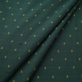 Green Prewashed Cotton Jacquard Fabric