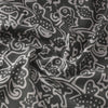 Grey - Pure Cotton Kutch Batik Print Fabric 44