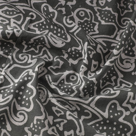  Grey Cotton Kutch Batik Print Fabric