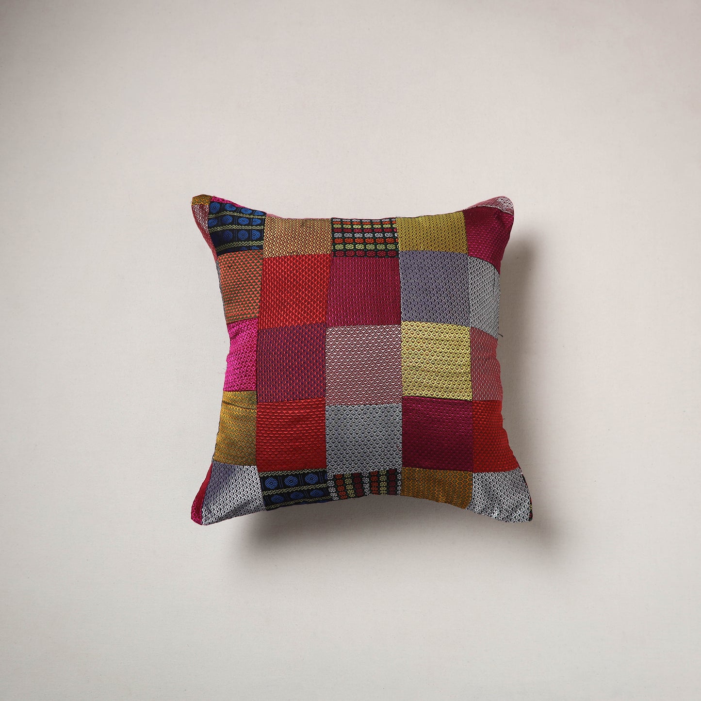 Khun Patchwork Cushion Cover (16 x 16 in) 122
