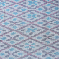 Multicolor - Pochampally Ikat Weave Handloom Pure Raw Silk Fabric 34