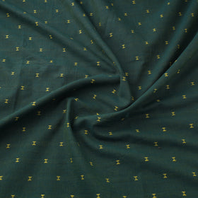 Green Prewashed Cotton Jacquard Fabric